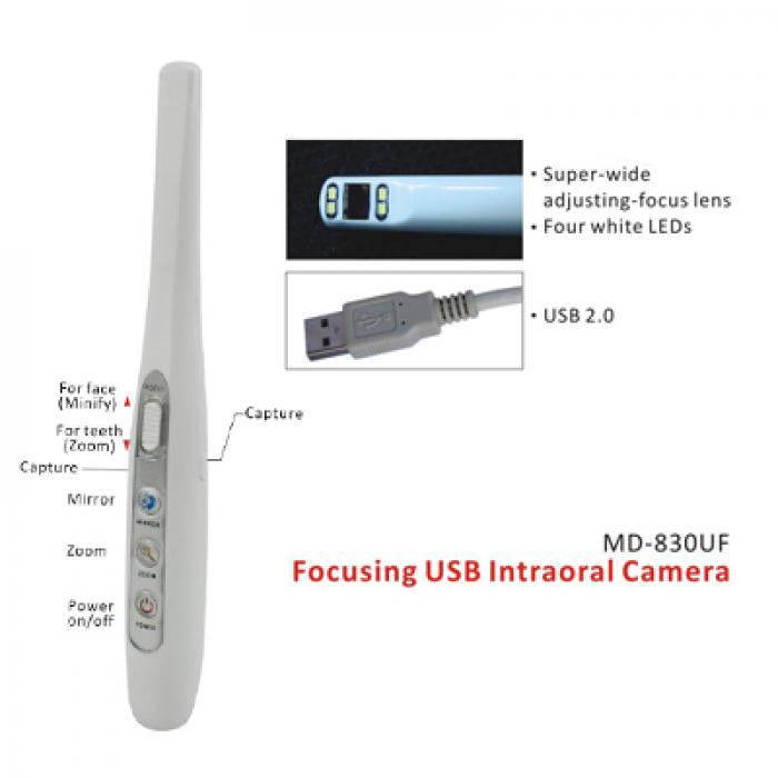 Magenta® MD830UF Kabelgebundene Intraoralkamera mit 1/4″-Sony-CCD und USB