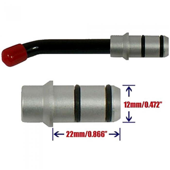 5PCS 12MM schwarze LED faseroptische Spitze/Tipp für Polymerisationslampe