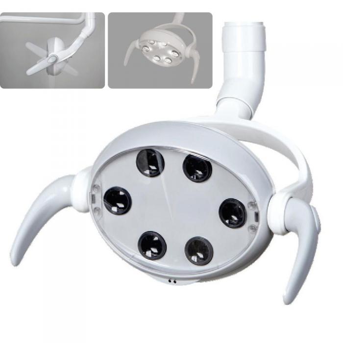 YUSENDENT® CX249-6 Dental LED Oral Licht Beleuchtung für Zahnarztpraxis+ Stützarm
