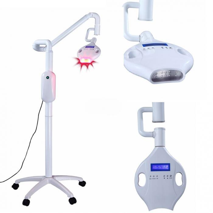 30W Neue LED Zähne Bleaching Gerät 6 Stück Blaues Licht Zahnbleaching Lampe Bodenständer Style