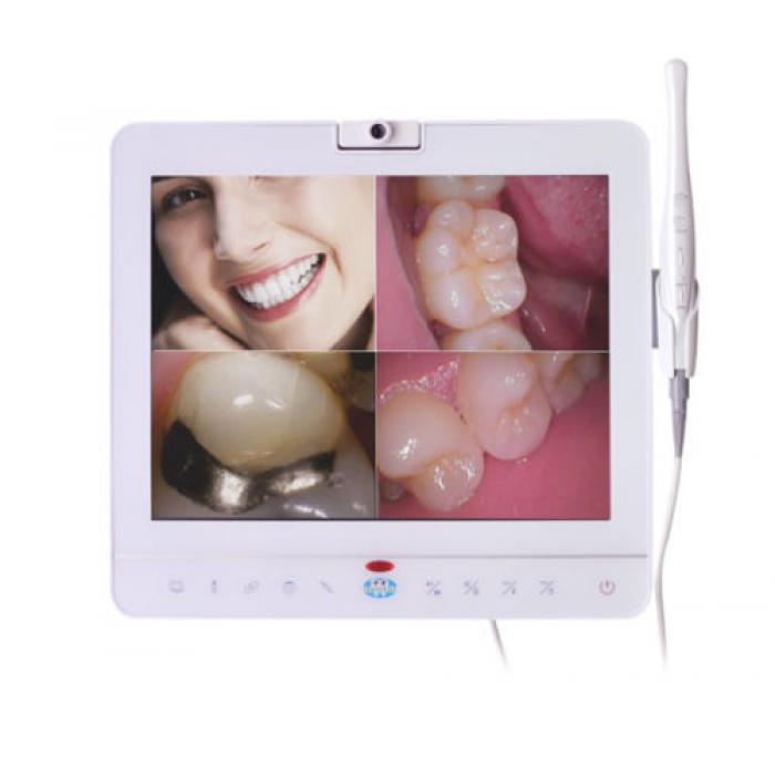 15'Dental Monitor Intraorale Kamera System VGA + VIDEO + HDMI + USB-Anschluss