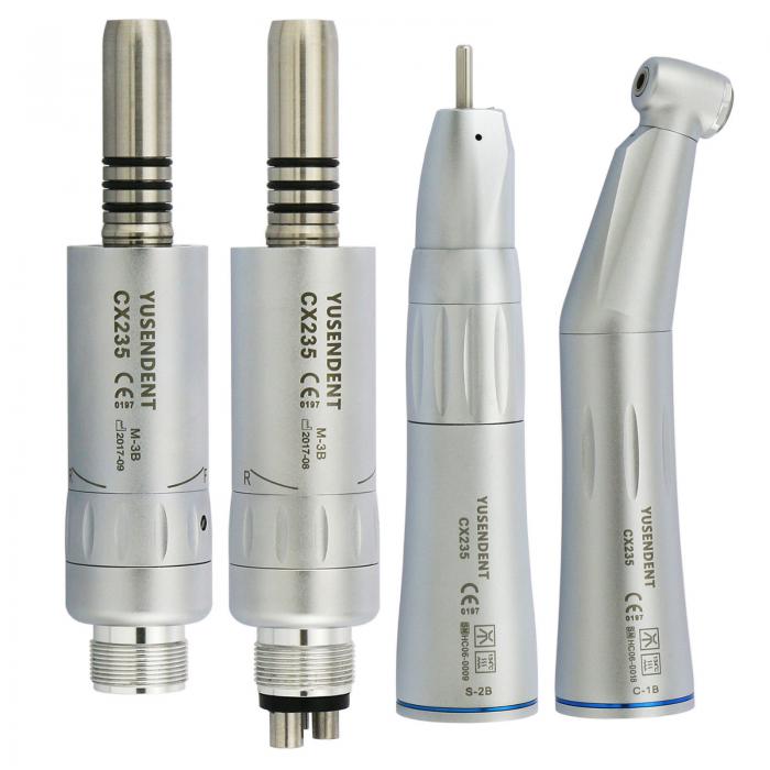 YUSENDENT CX235 Interner Wasserkanal Dental Langsame Geschwindigkeit Winkelstück Luftmotor Gerades Handstückkit