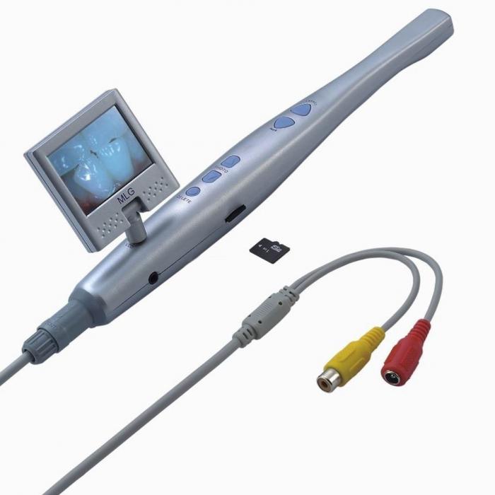 MLG Dental Intraoral Kamera 6 LED Licht Video & USB mit 1DB SD Karte + Mini LCD Bildschirm