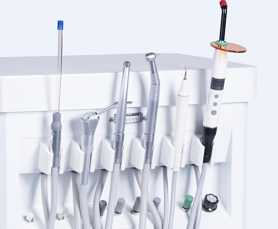 Greeloy® 209PU Mobile Dentaleinheit (Selbständiger Kompressor + Scaler + Aushärtungslicht)