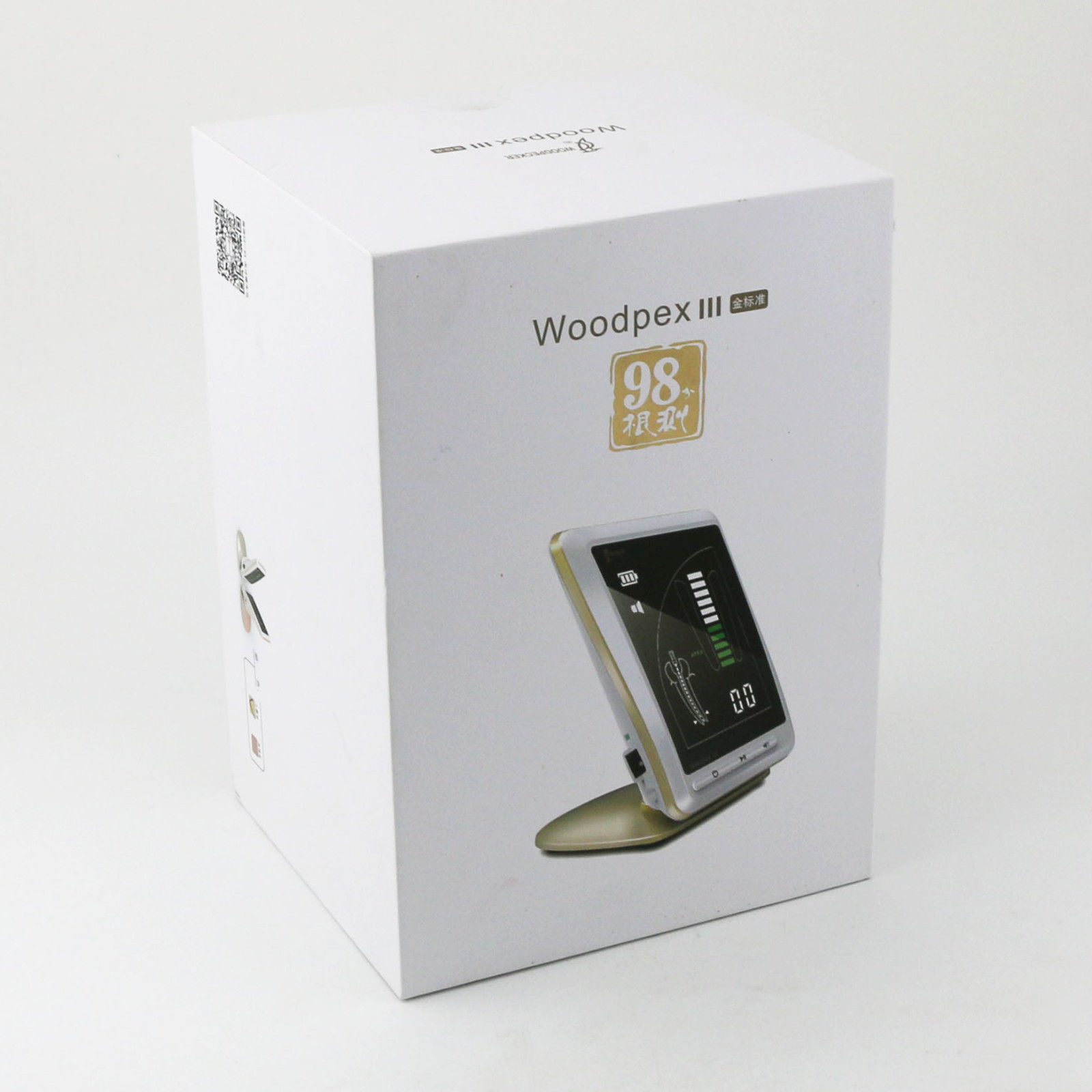 Woodpex III Dental Endodontie LCD Wurzelkanal Apexlokalisator mit goldenen Metallrahmen