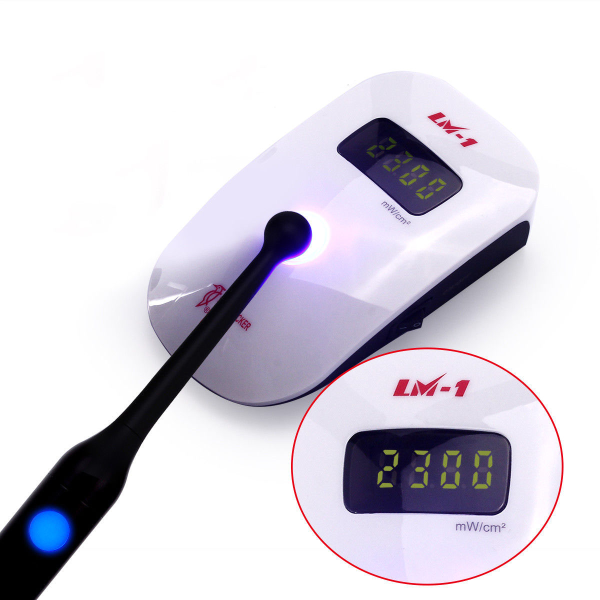 3H Dental Polymerisationslampe hohe Leistungsspektrum LED 2300mW/cm² Schwarz