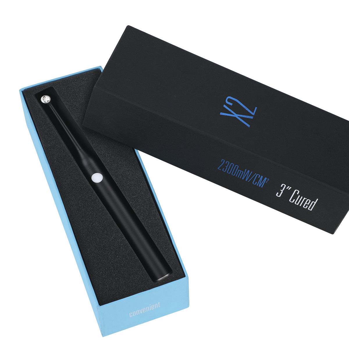 3H Dental Polymerisationslampe hohe Leistungsspektrum LED 2300mW/cm² Schwarz