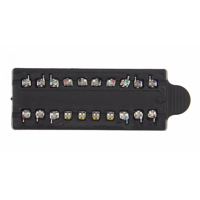 100 Packungen OC Dental Kieferorthopädische Metall Bracket Ständer MIM Mini Roth MBT 018 022 345