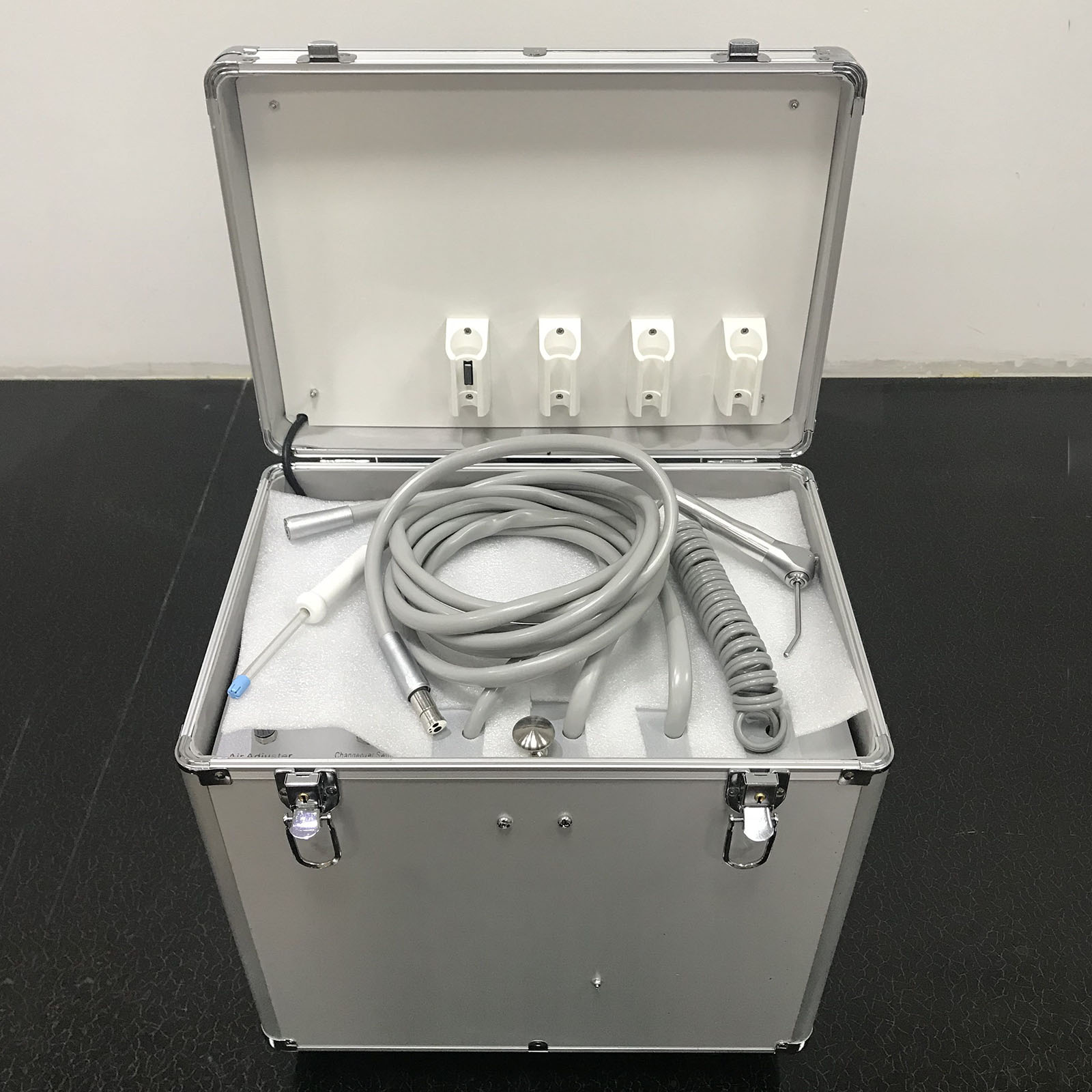 Best® BD402A Tragbare Dentalturbine Einheit (Kompressor + Saugeinheit + Triplexspritze)