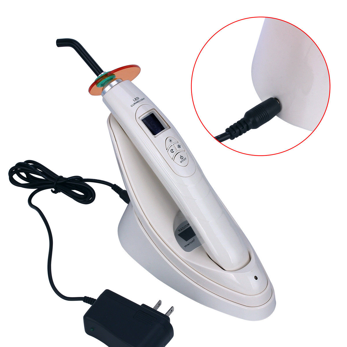 Dental LED Polymerisationslampe mit Lichtmessgerät 2000mw/cm2
