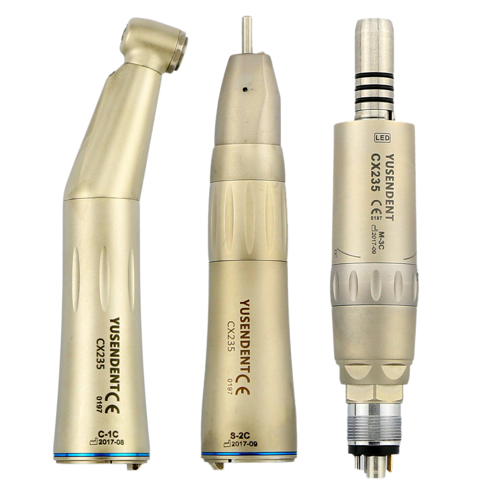 YUSENDENT CX235-1C Dental Faseroptik LED Niedriger Geschwindigkeit Handstück Satz