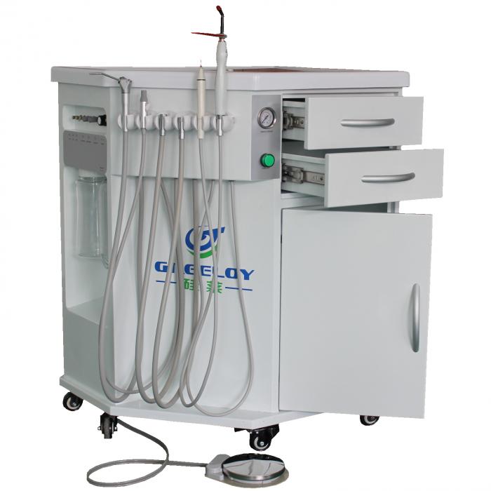 Greeloy® GU-P212 Einbau-Polymerisationslampe Zahnsteinentferner Ultraschall 3 in 1 Mobile Dentaleinheit