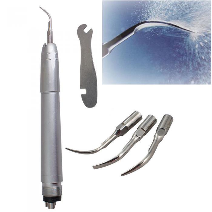 LY® Dental Airscaler|Luftscaler Handstück Sonic Perio 4 Loch mit 3 Spitzen