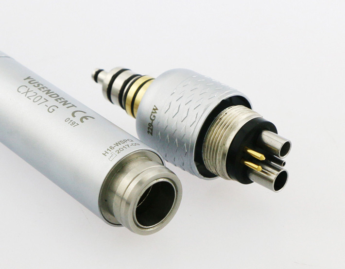 YUSENDENT® CX207-GW-PQ Zahnarzt LED Glasfaser turbinehandstück mit W&H Schnellkupplung