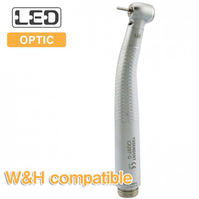 YUSENDENT® CX207-GW-TP LED Glasfaser turbinenhandstück Kompatibel mit W&H (Keine Schnellkupplung)