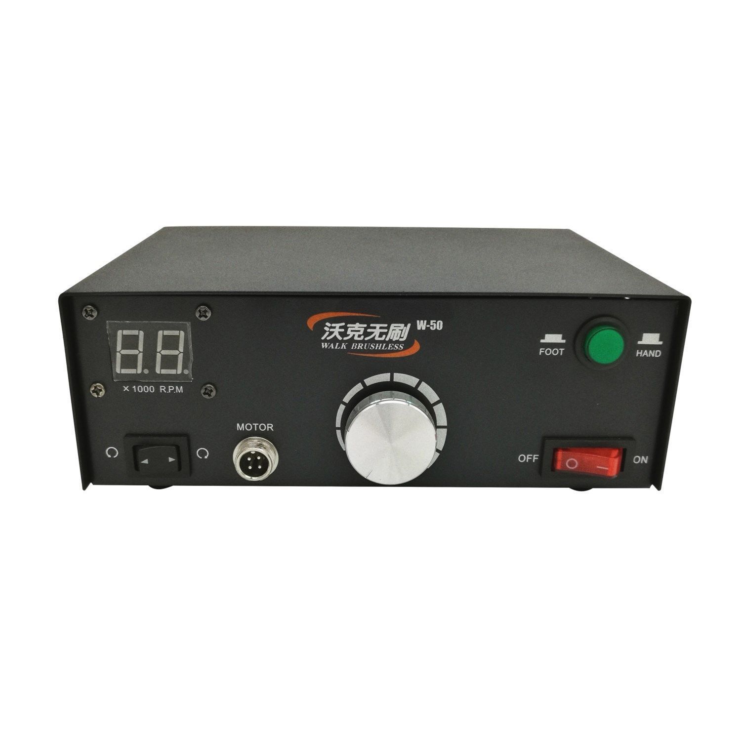 WALK W-50 BRUSHLESS Mikromotor-Poliermaschine für Dentallabore + Bürstenlose Mikromotor-Handstück 50K RPM