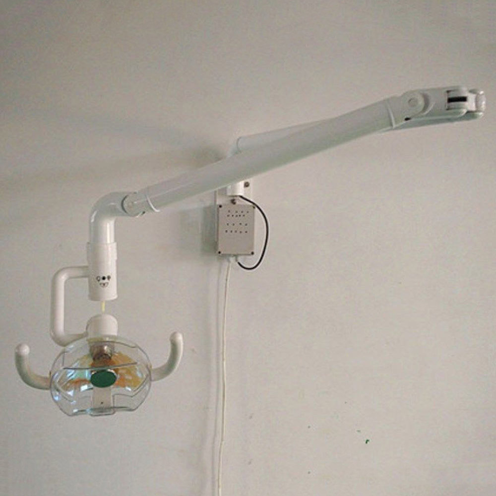 50W Wandbehang Zahnheilkunde Medizinische Mundleuchte mit Arm Shadowless kaltes Licht