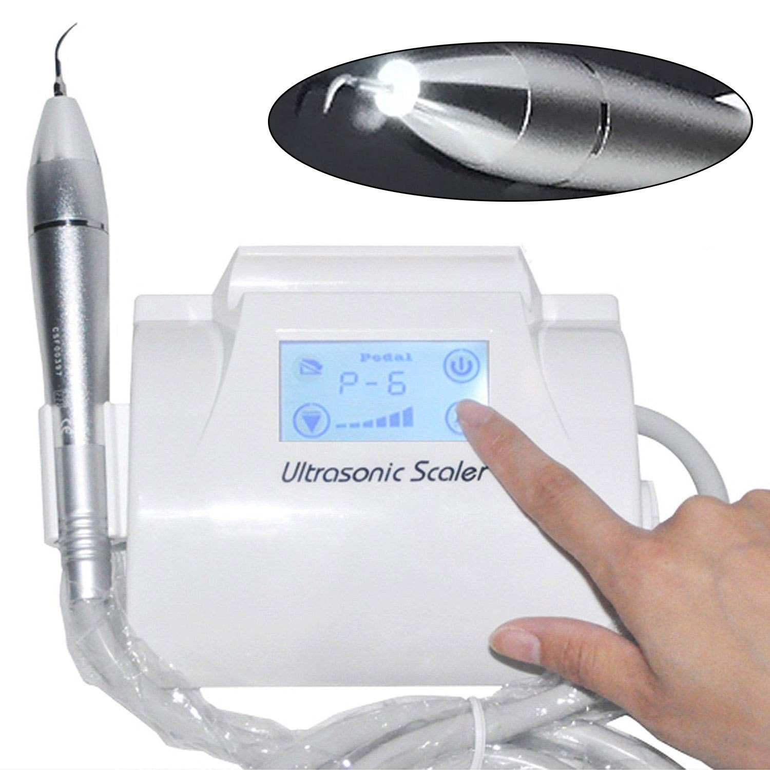 Dental Ultraschall Scaler LED Handstück Fit EMS Spitze YS-CS-A-F