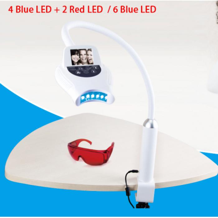 Zahnaufhellungslampe Schreibtischmodell oder Chairside-Einheit (4 blaue LED + 2 rote LED)