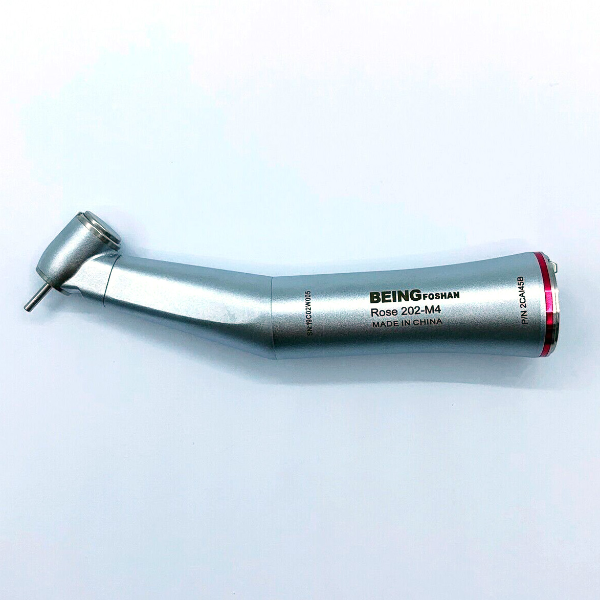 BEING 45°1:5 Glasfaser Rotes Winkelstück Zahnarzt LED Chirurgische Handstück