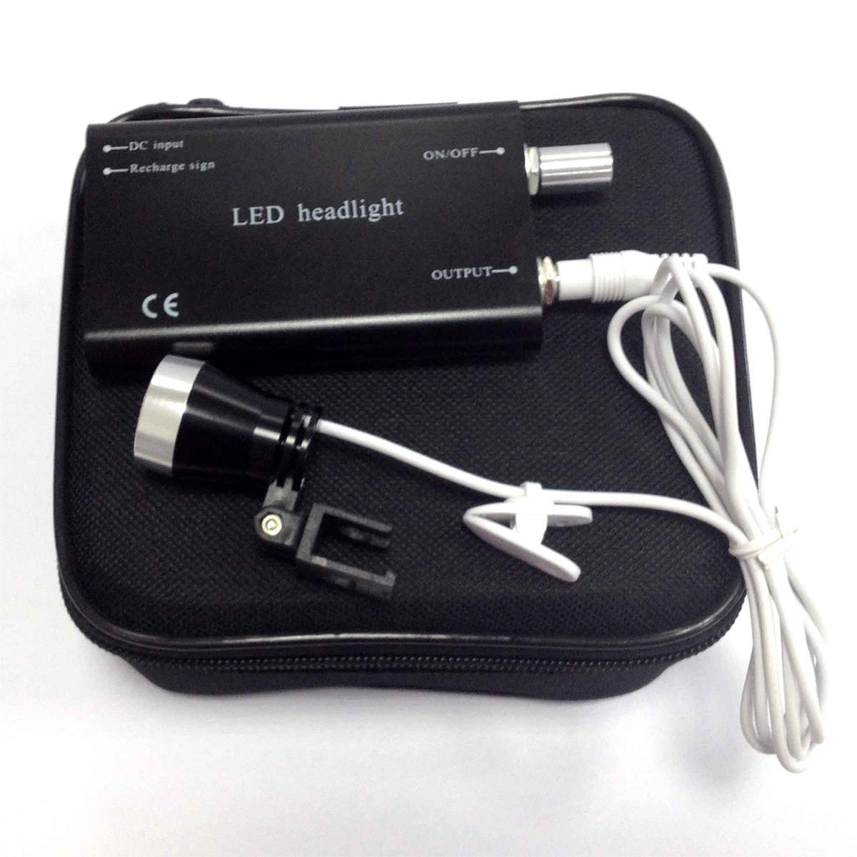 Tragbare LED-Scheinwerferlampe für zahnchirurgische Lupebrille