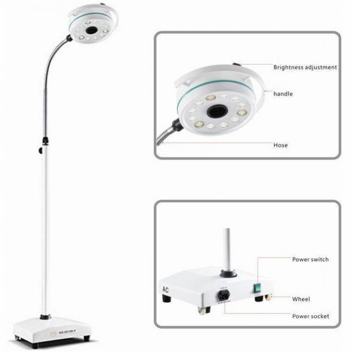 KWS® KD-2012D-3 Medizinische Chirurgische LED Schattenlose Lampe (Grundtyp, Stehtyp)