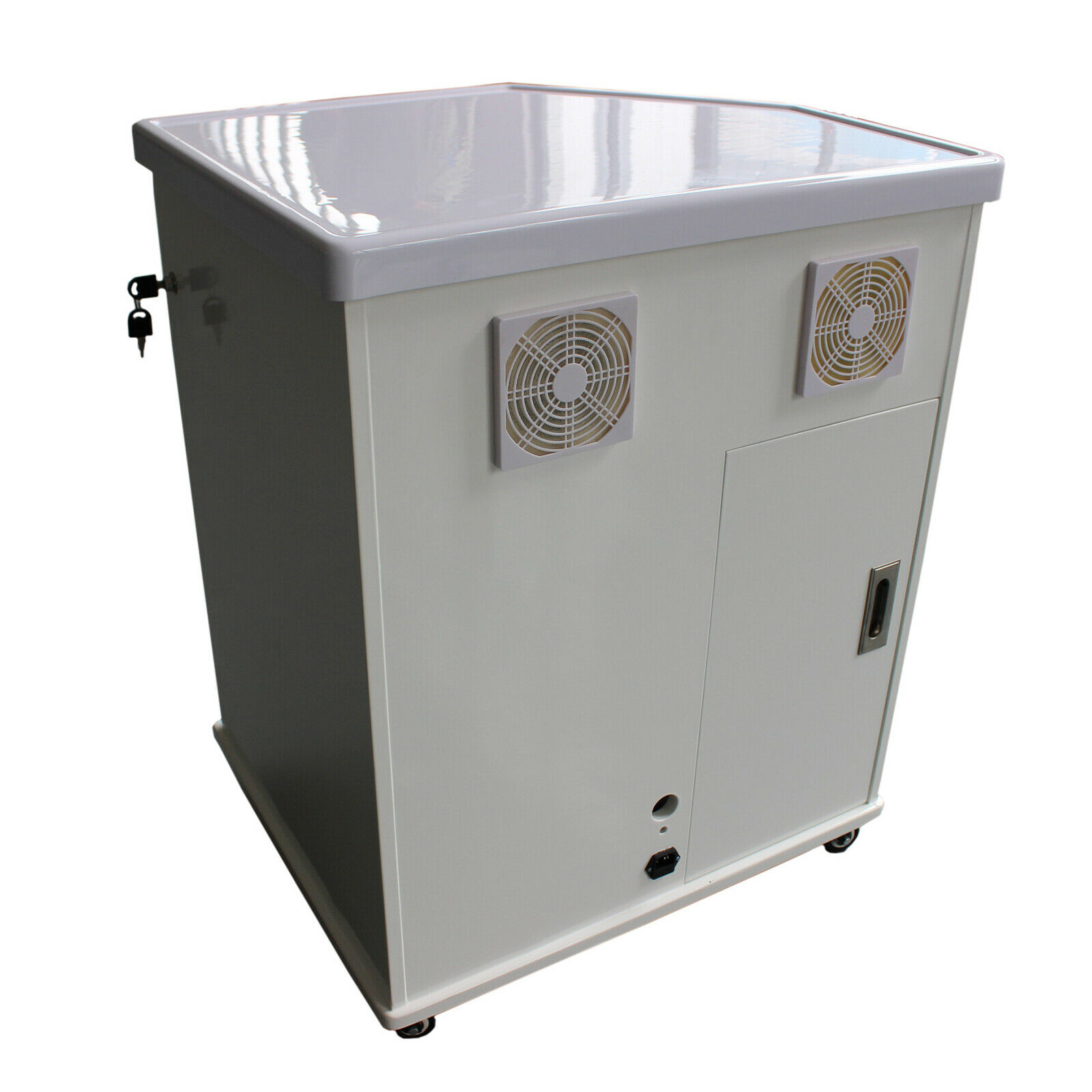 Greeloy® GU-P211 Fahrbarer Dental-Schrank (Kompressor + Speichelsauger +3-Funktionen Spritze)