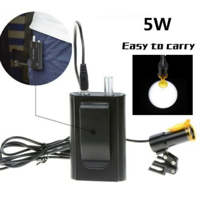 Dental 5W LED-Scheinwerferlampe Clip-on-Typ für Bincolar Lupe
