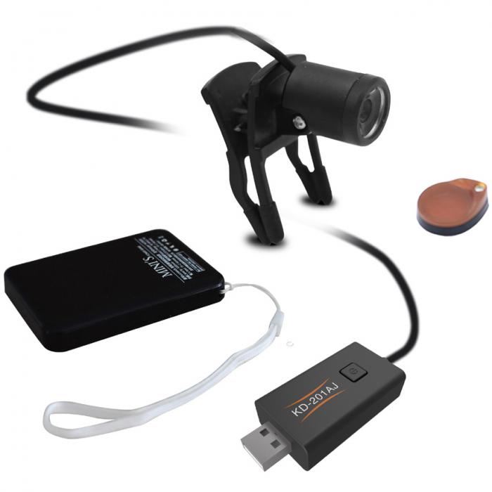 KWS KD-201AJ-2 Zahnarzt LED Licht Klammer für Lupenbrille