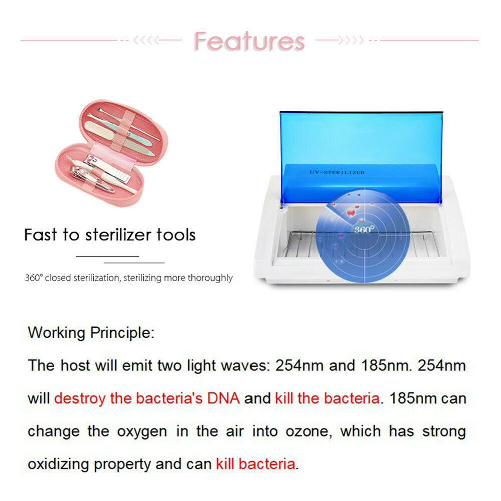 Mini UV Sterilisator UV Desinfektionsbox Haushalt Desinfektion Werkzeuge Salon-Schönheits-Werkzeuge