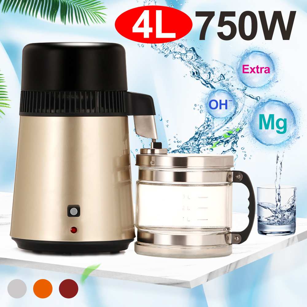 750W 4L Zahnheilkunde Edelstahl Wasserdestillationsgeräte Maschine