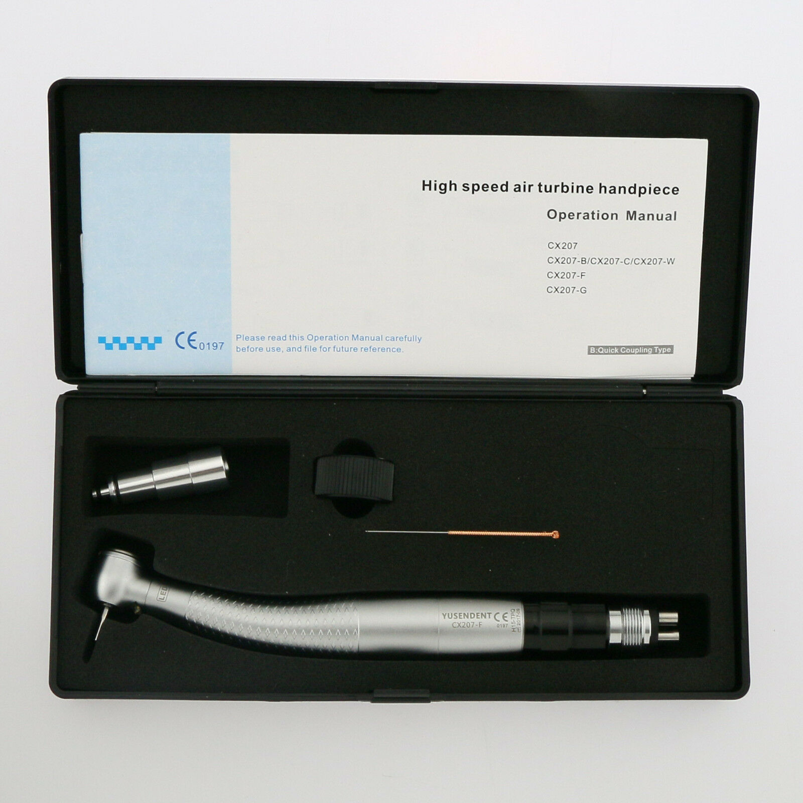 YUSENDENT 2/4 Loch E-Generator LED Hochgeschwindigkeitshandstück NSK Phatelus Kupplung CX207-F-PQ