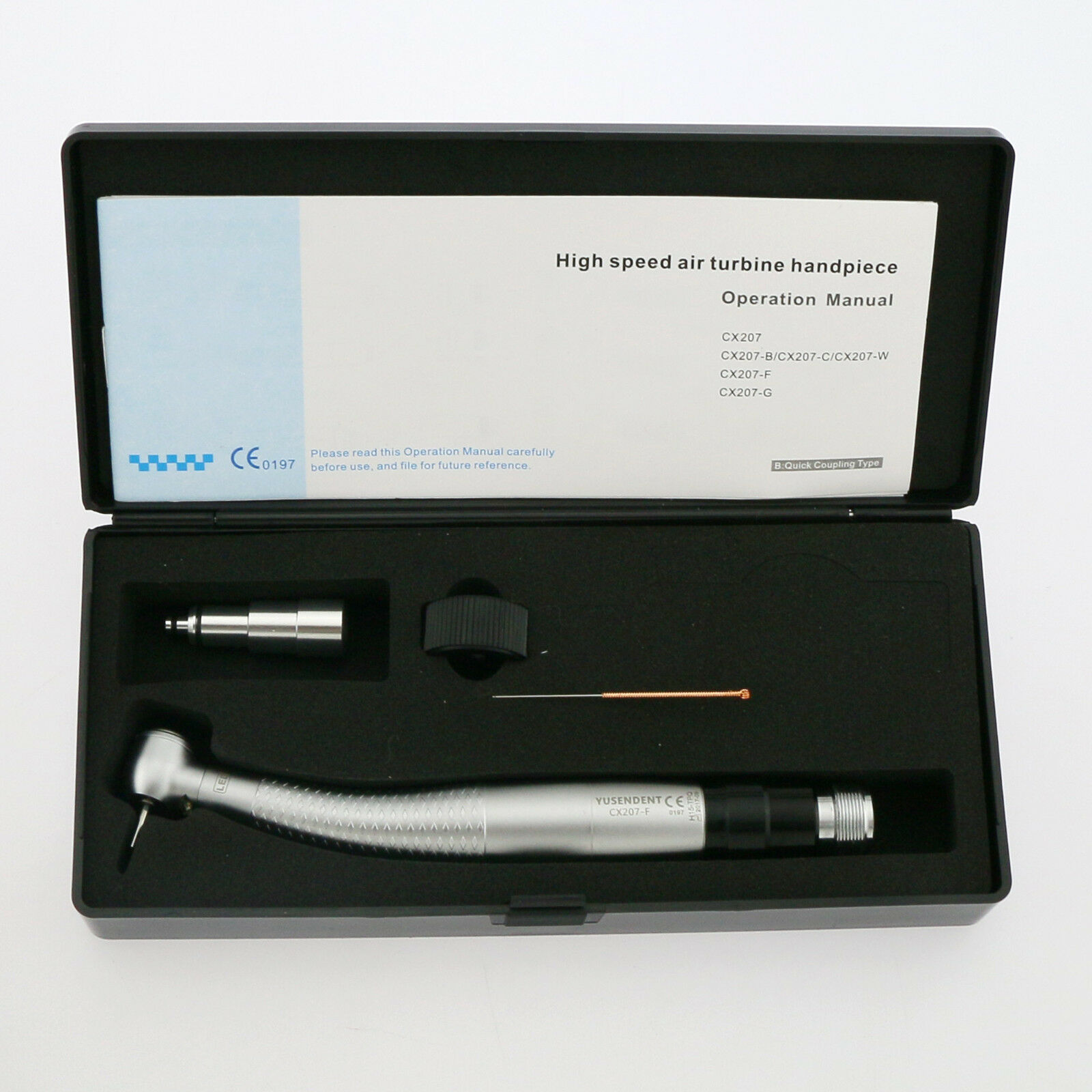 YUSENDENT 2/4 Loch E-Generator LED Hochgeschwindigkeitshandstück NSK Phatelus Kupplung CX207-F-PQ