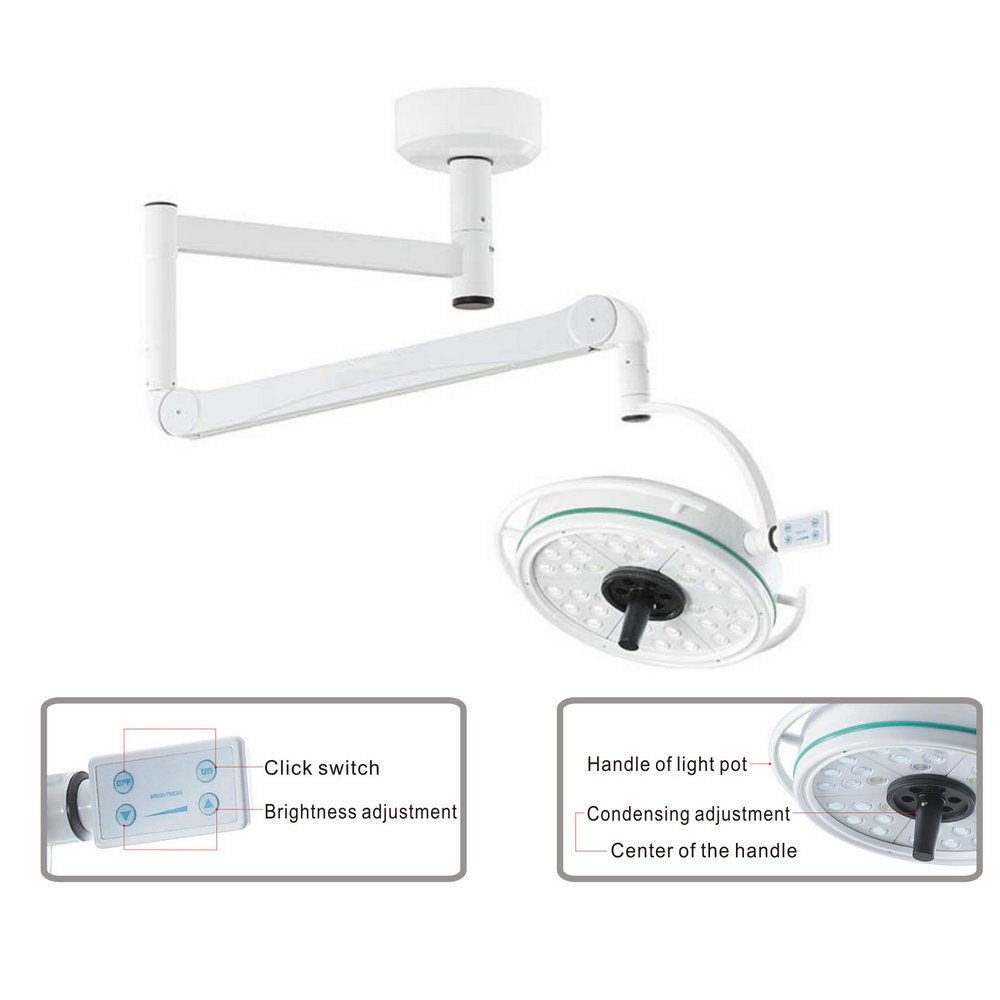 108W Decken-LED Schattenlose Lampe Chirurgische medizinische Untersuchungsleuchte KWS KD-2036D-2