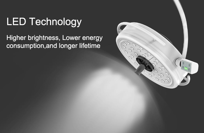 216W LED-OP-Untersuchungslicht mit zwei Köpfen und schattenloser Lampe KWS KD-2072B-2