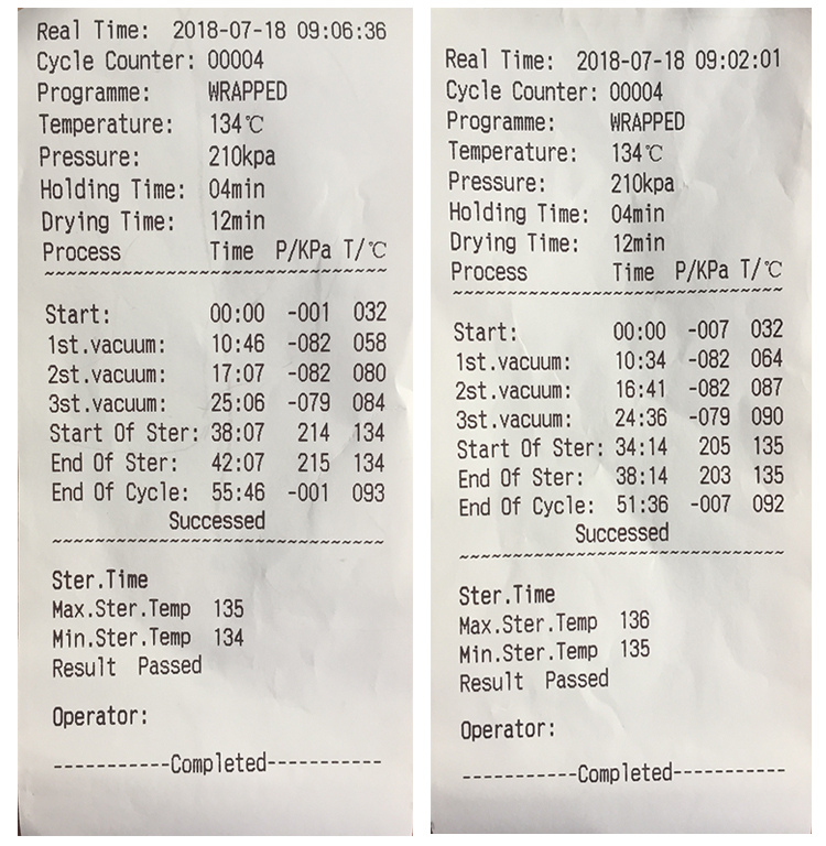 VORY VORY-II 12L-23L Vakuum-Dampf-Autoklav Medizinischer Zahnheilkunde-Autoklaven-Sterilisator + Drucker