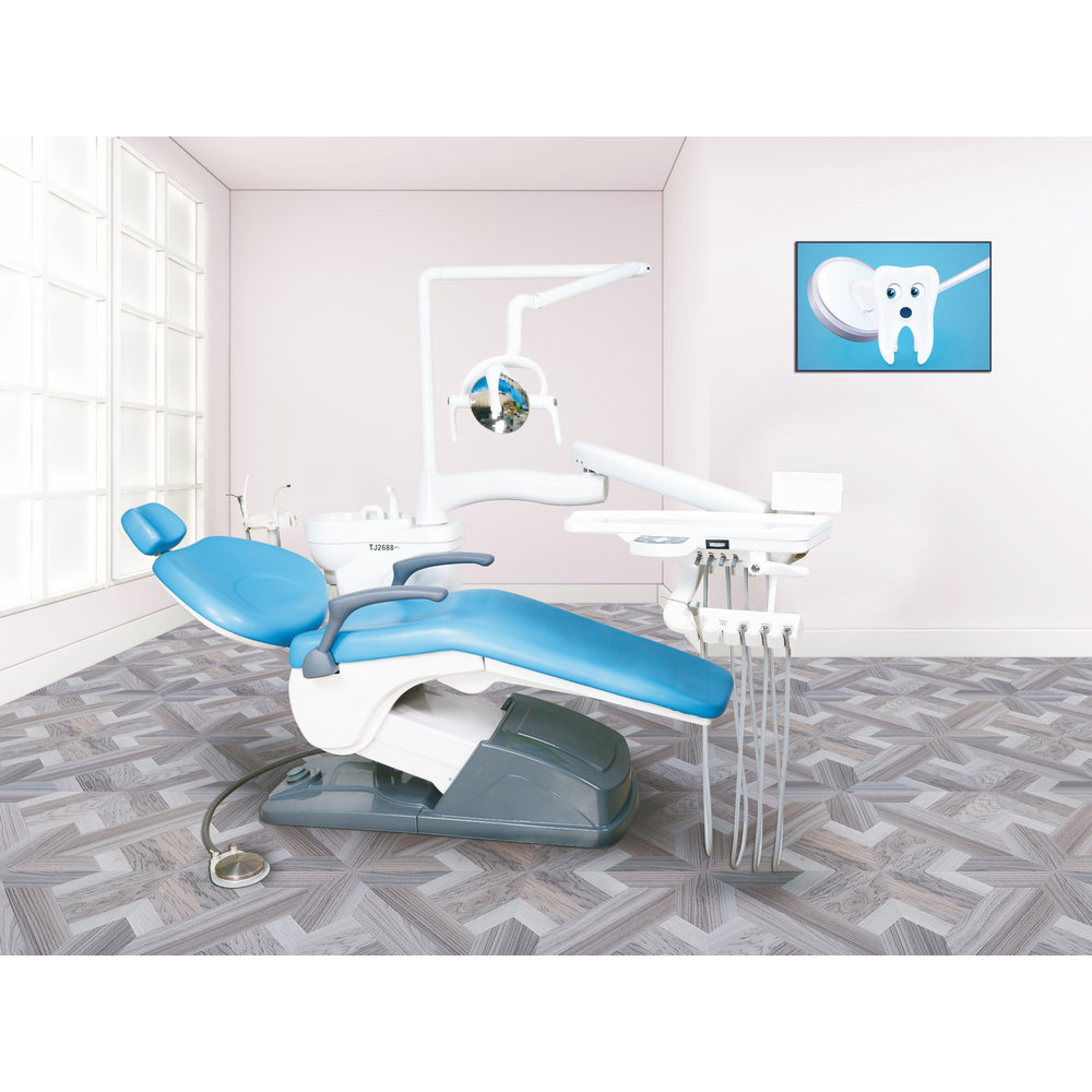 Tuojian Zahnheilkunde Stuhl Komplette Dentaleinheit Sensor Light TJ2688 A1