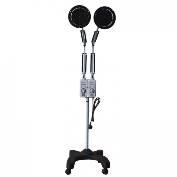 Bozhihan CQ-26 TDP Lampe Doppelkopf TDP Mineral Heat Lampe Fern Therapie Licht mit Dual-Heizplatte