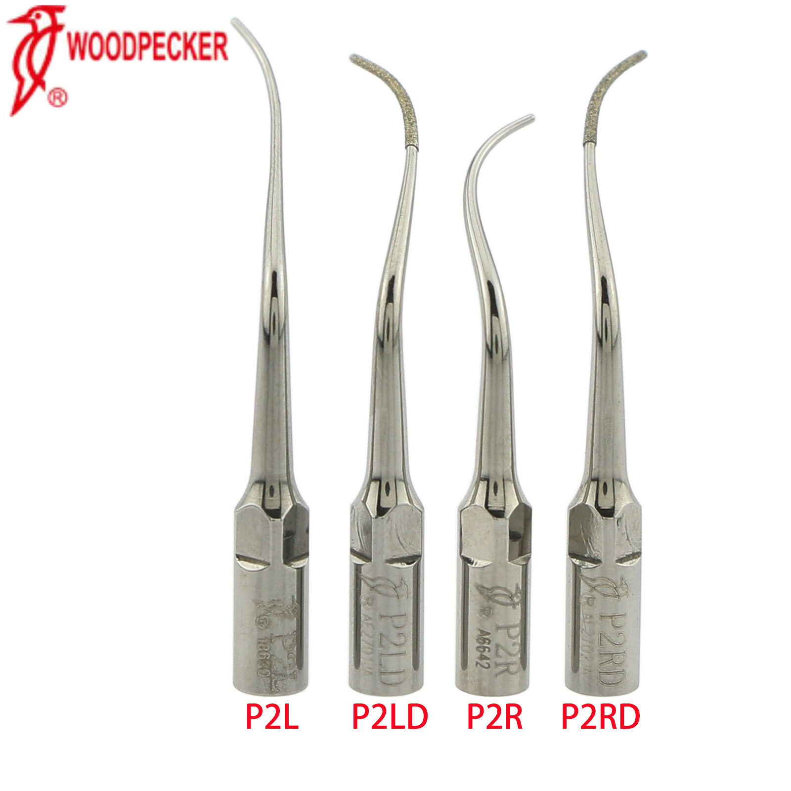 10 Stück Woodpecker P2L P2R P2LD P2RD Ultraschall Spitzen Kompatibel mit EMS UDS