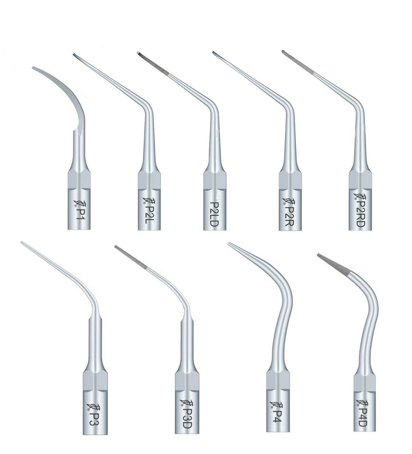 10 Stk Woodpecker P1 P2L P2R P2LD P2RD P3 P3D P4 P4D UltraschallScaler Spitze