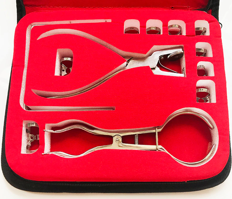 Kofferdam Lochzange + Kofferdam Klammern + Kofferdam Klammerzange Starter Kit