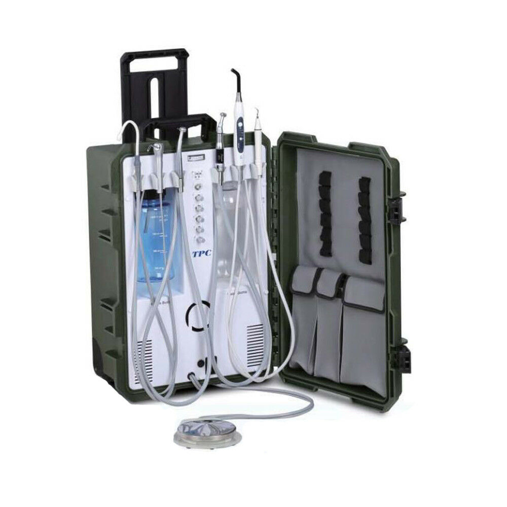 TPC PC2930 mobile behandlungseinheit zahnarzt mit eingebauter scaler und polymerisationslampe