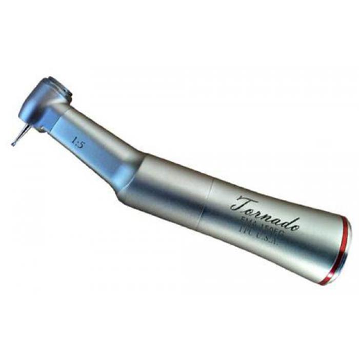 TPC EMA-150FG Dental 1:5 Glasfaser Rotes Winkelstücke Handstück mit Innenwasser E-Typ Druckknopf