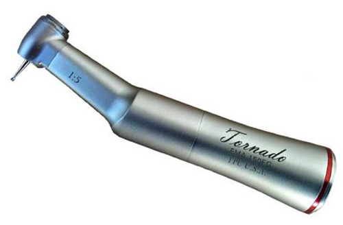 TPC EMA-150FG Dental 1:5 Glasfaser Rotes Winkelstücke Handstück mit Innenwasser E-Typ Druckknopf