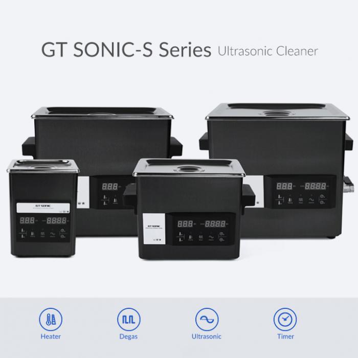 GT SONIC S-Series Touch-Panel ultraschallreiniger 2-9L(liter) 50-200W mit Heißwasserreinigung