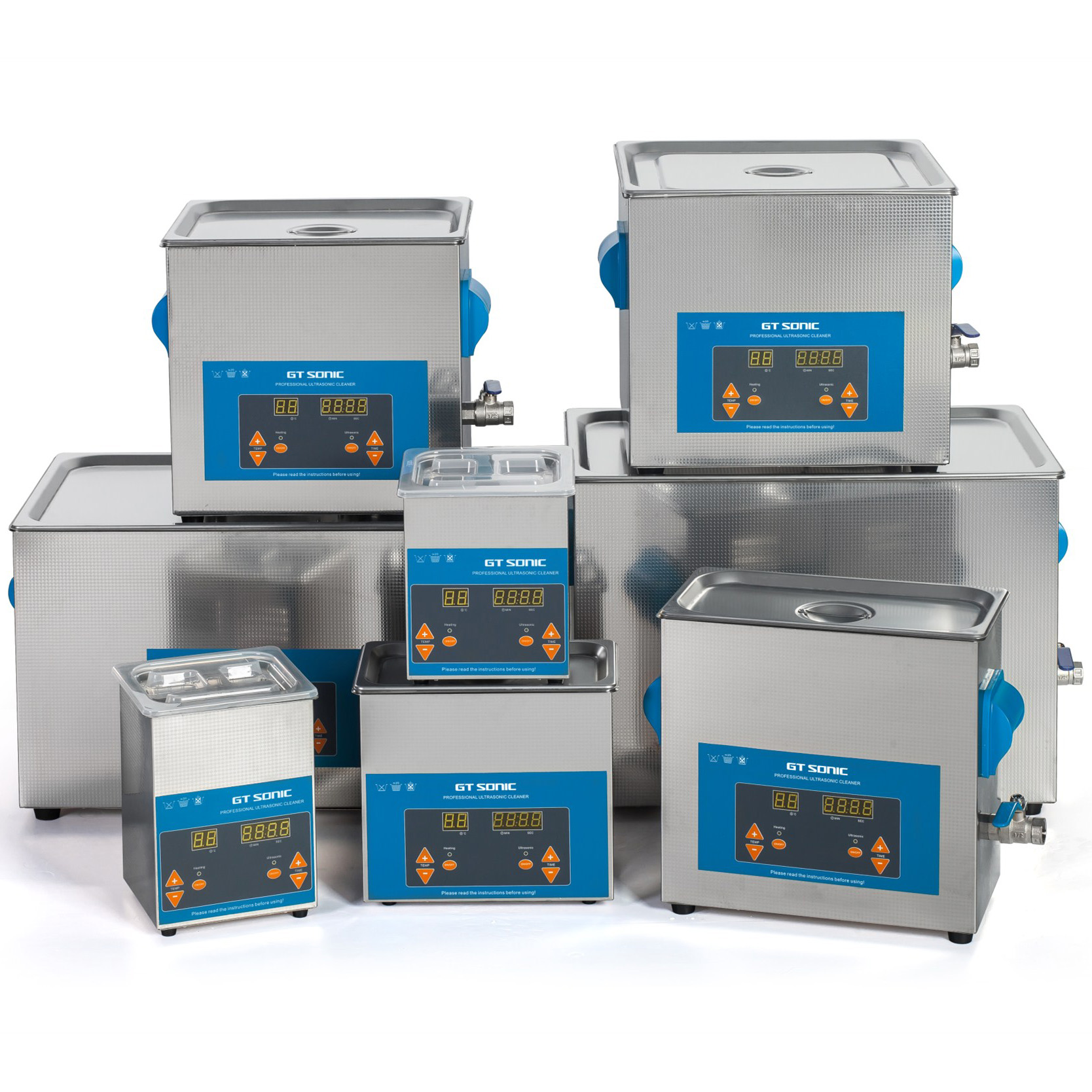 GT SONIC QTD-Series digital ultraschallreiniger 2-27L(liter) 100-500W mit heizfunktion