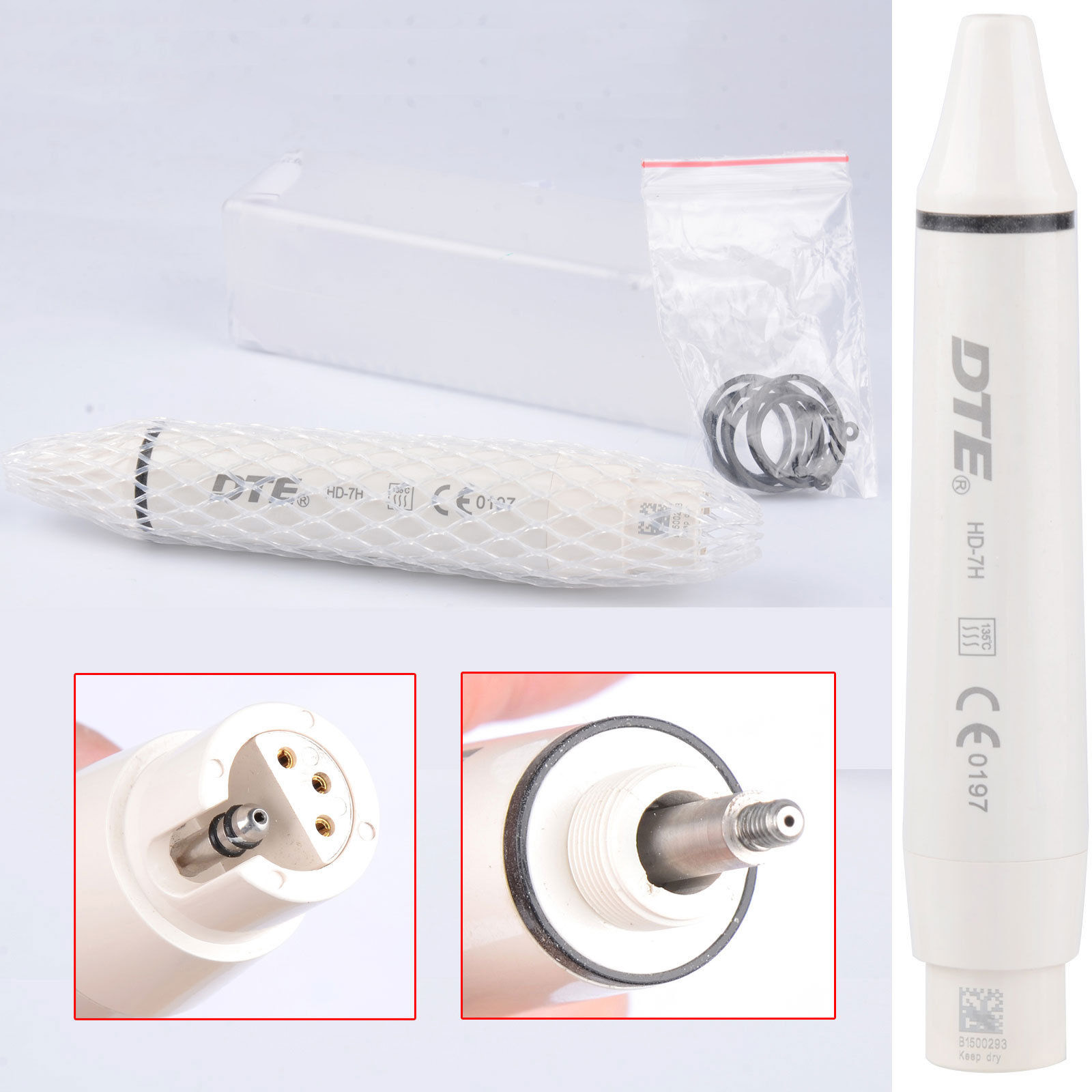 Woodpecker® DTE Ultraschall-Scaler Abnehmbares Handstück Satelec Kompatibel