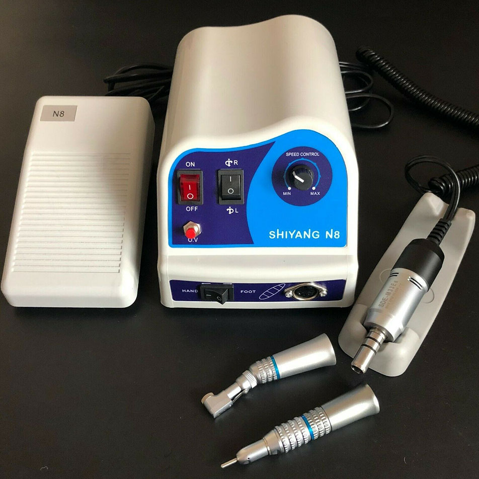 Shiyang N8 S03 Mikromotor mit Winkelstücke + Gerade handstück + Luftmotor