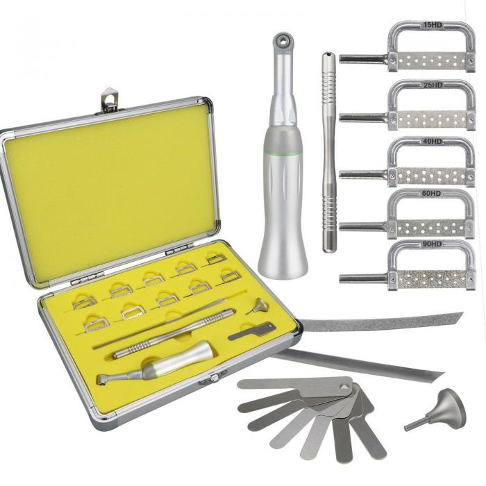 Westcode Dental Interproximaler Reduktion Instrumente IPR Kit + 4:1 Winkelstück Handstück