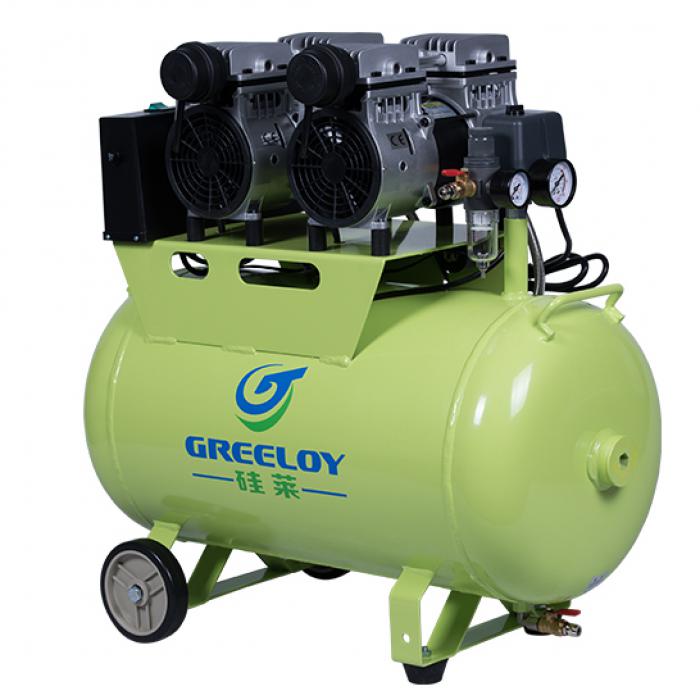 Greeloy GA-62 Ultra Leiser 1,5 PS 60L Dental ölfreien Kompressor mit Rückschlagventil